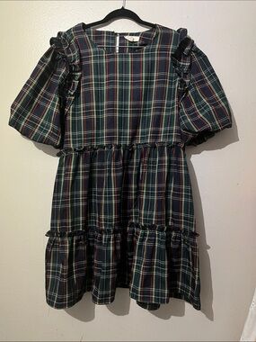 Entro “See You On Christmas” Ruffle Dress